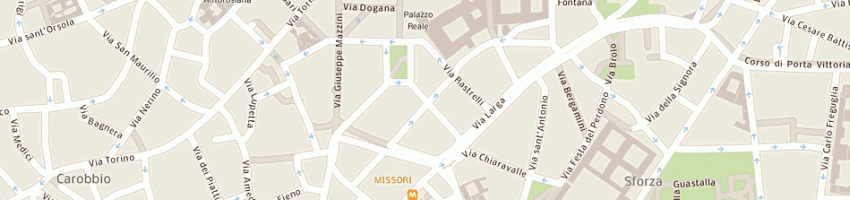 Mappa della impresa duomo viaggi e turismo srl a MILANO