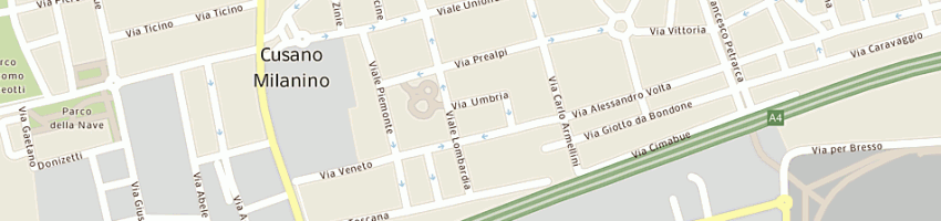 Mappa della impresa nicchio srl a MILANO