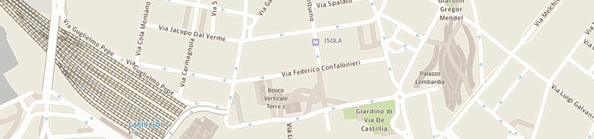 Mappa della impresa melone anna maria a MILANO