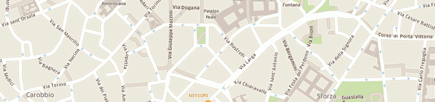 Mappa della impresa bar sole snc a MILANO
