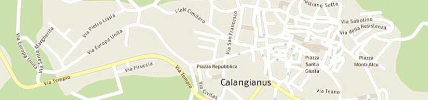 Mappa della impresa sassu luca a CALANGIANUS