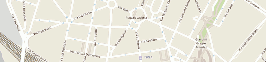 Mappa della impresa societa' odontoiatrica di servizi srl a MILANO