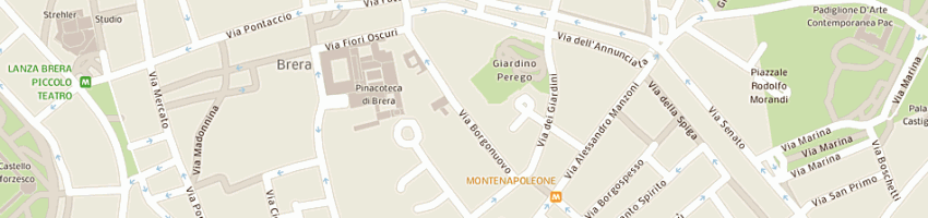 Mappa della impresa morgan grenfell private equity spa a MILANO