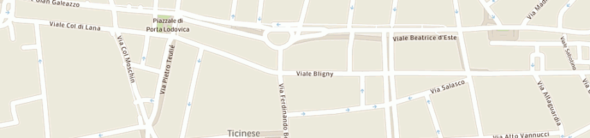 Mappa della impresa pignatelli pietro a MILANO