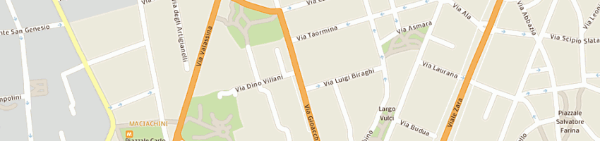 Mappa della impresa impresa appaltatrice opera 2c sas di giuseppe catalano e c a MILANO