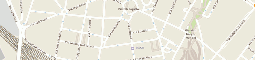 Mappa della impresa confederazione generale italiana del lavoro a MILANO