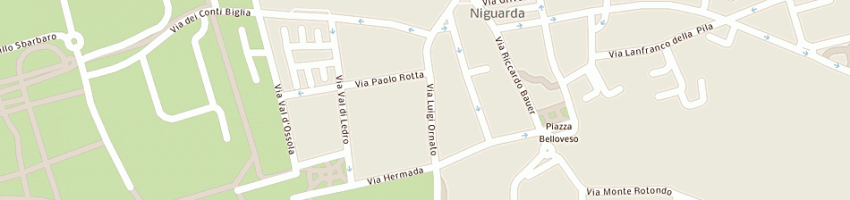 Mappa della impresa basilico studio tecnico mario a MILANO