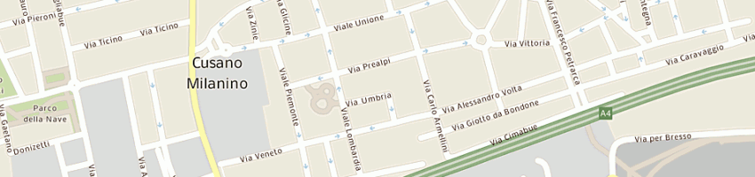 Mappa della impresa diella giuseppe a MILANO