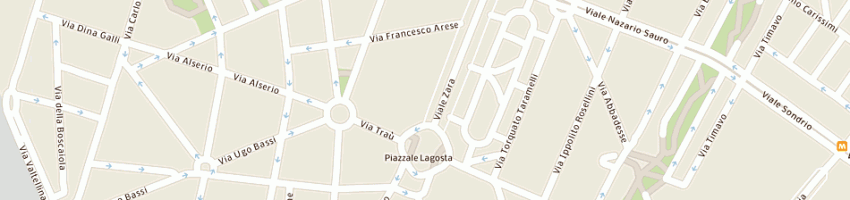 Mappa della impresa rossetti e giovene sas di emilio rossetti e alessandro giovene laera e c a MILANO