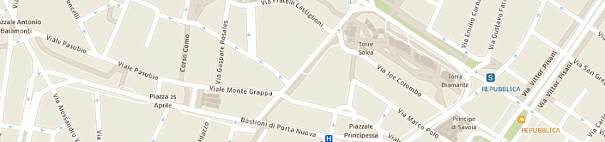 Mappa della impresa tollari nadia a MILANO