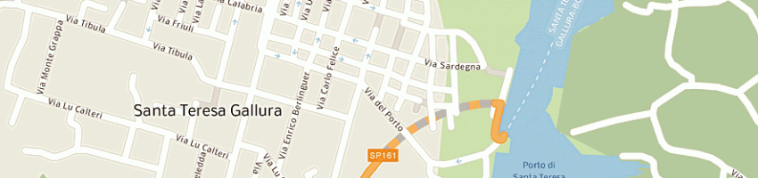 Mappa della impresa albergo prrq a SANTA TERESA GALLURA