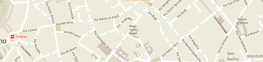 Mappa della impresa duebi sas di cristiano brussa e c a MILANO