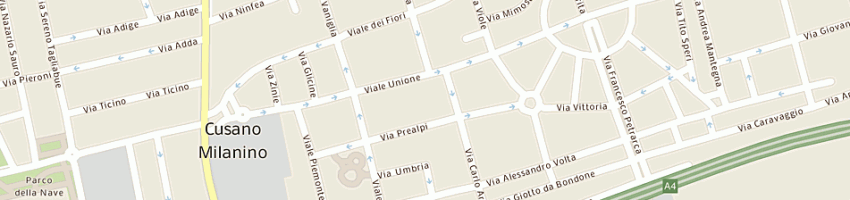 Mappa della impresa comune di cusano milanino a CUSANO MILANINO