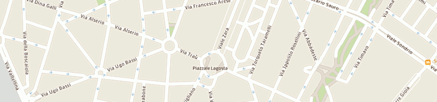 Mappa della impresa tura margherita a MILANO