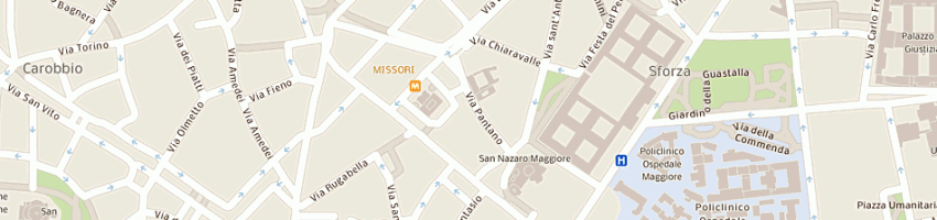 Mappa della impresa sunasil snc di raffaele silvera e c a MILANO