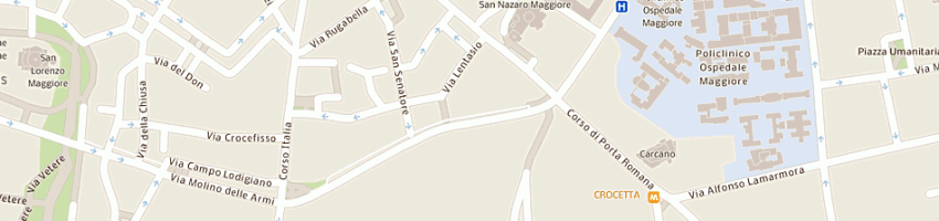 Mappa della impresa galbussera pierluigi a MILANO