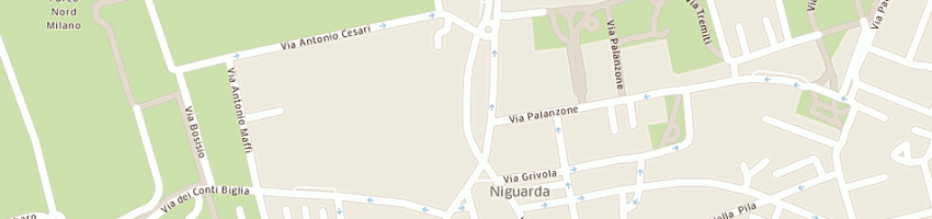 Mappa della impresa rico srl a MILANO