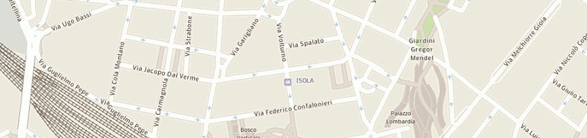 Mappa della impresa volando viaggi a MILANO