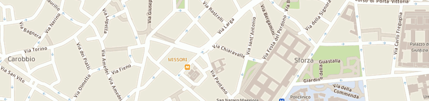Mappa della impresa linda di alessandro olivares e c sas a MILANO