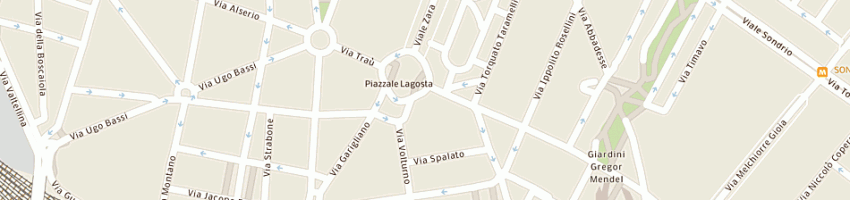Mappa della impresa deleo giuseppe a MILANO