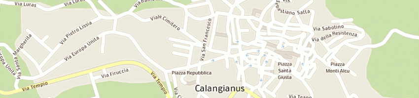 Mappa della impresa corda manlio a CALANGIANUS