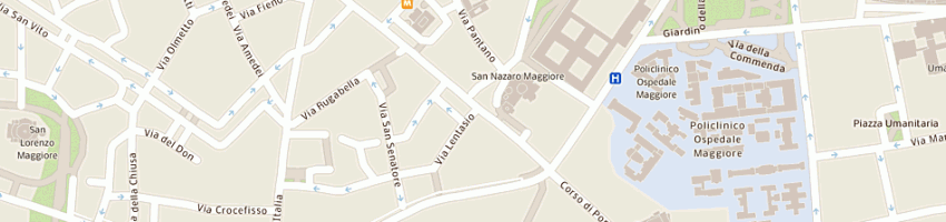 Mappa della impresa lombardi reico ingegneria srl a MILANO