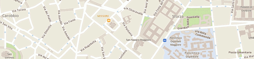 Mappa della impresa mageno sas di edoardo perego e c a MILANO