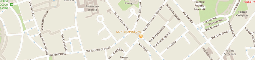 Mappa della impresa cogesta spa a MILANO
