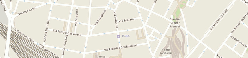 Mappa della impresa editoriale giornalidea (srl) a MILANO