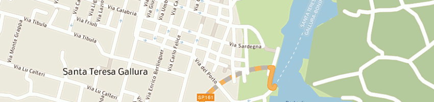Mappa della impresa franceschini giuseppe a SANTA TERESA GALLURA