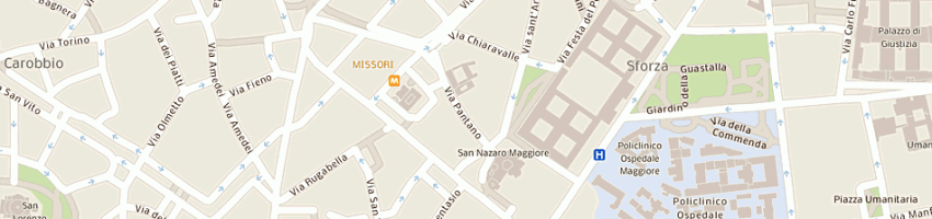 Mappa della impresa guzzo francesco saverio a MILANO