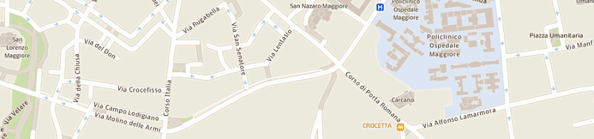 Mappa della impresa autonoleggio mantegazza di scipioni moreno a MILANO