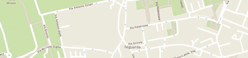 Mappa della impresa la tellina di nardella mario a MILANO