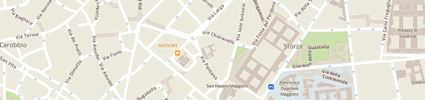 Mappa della impresa assoservizi spa a MILANO