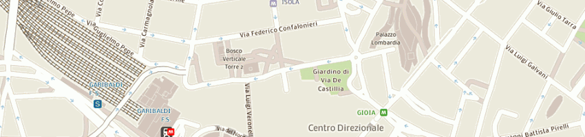 Mappa della impresa ferrari srl a MILANO