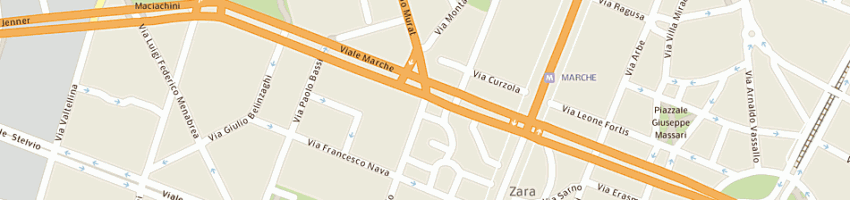 Mappa della impresa autolario srl a MILANO
