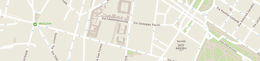 Mappa della impresa moreo ennio a MILANO