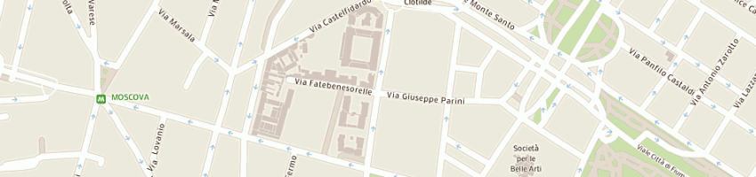 Mappa della impresa condominio di c porta nuova 36 - 38 a MILANO