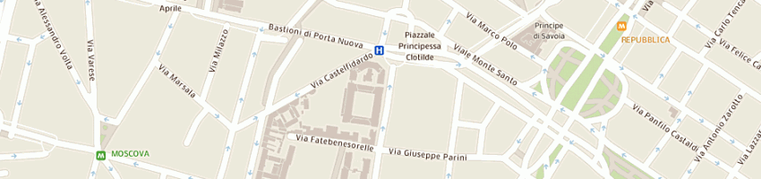 Mappa della impresa fondazione alberto e antonietta matarelli a MILANO