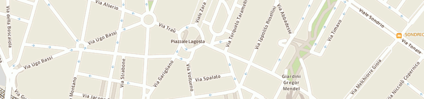 Mappa della impresa idee sane (srl) a MILANO