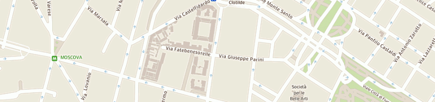 Mappa della impresa banca intesa spa a MILANO