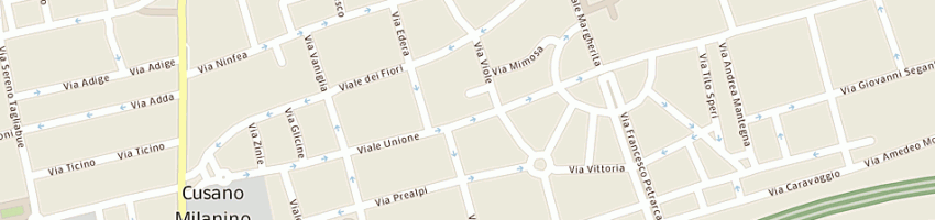 Mappa della impresa studio raggi alessandro a CUSANO MILANINO