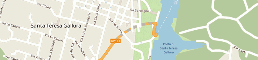 Mappa della impresa marinvest srl a SANTA TERESA GALLURA