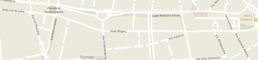Mappa della impresa gianesella angelo a MILANO