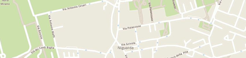 Mappa della impresa global safety sas di catena corrado e c a MILANO