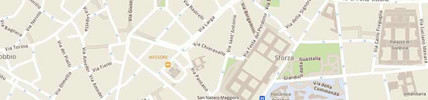 Mappa della impresa autofficina barrelli angelo a MILANO