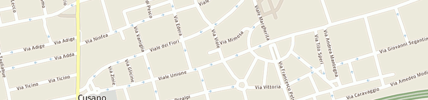 Mappa della impresa dell'orco sergio a CUSANO MILANINO