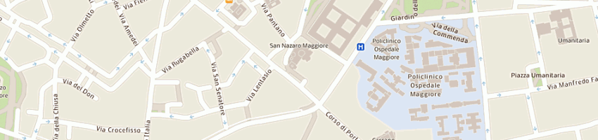 Mappa della impresa parrocchia ss apostoli e nazaro maggiore a MILANO