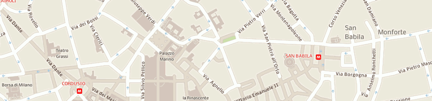 Mappa della impresa progresso srl a MILANO