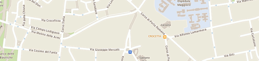 Mappa della impresa celim a MILANO